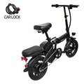 14-inch Lightweight Folding Electric Bicycle, 330 Pound Load-bearing Capacity, 19Mph, 18-28mile Range, 48V Lithium Battery, Front Headlight & Disc Brake, Alloy Steel Frame, City Commuting, Sturdy Structure,,, Suitable for Gifting