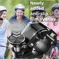 Black Bicycle Bell Innovative Aluminium Mini Bell Bicycle Handlebar Bell 100dB Bell Crisp and Loud Sound New Upgraded Bicycle Mountain Bike Horn for 22-24mm 0. 86-0. 94inch Handlebar, Bike Bell, Bike Light And Horn, Bell for Bike