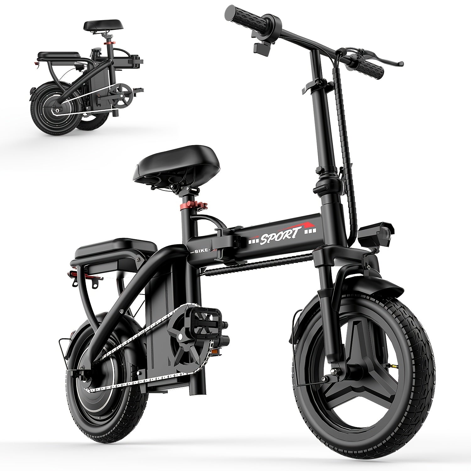 Foldable Electric Bike for Adults, 14\
