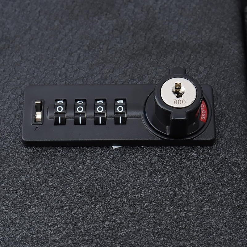 Cybertruck Center Console Safe Box - Organizer Safe Anti-Theft Box Compatible With 2024 Cybertruck Center Console Armrest Lock W\u002F4 Digit Combo Password Lock and Keylock