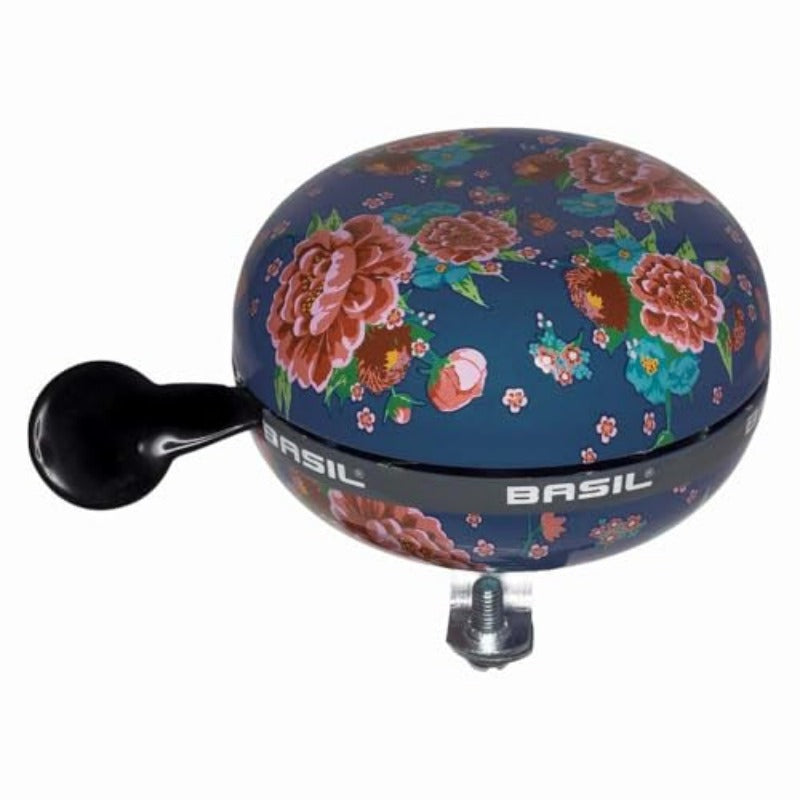 Basil Basil Bloom Big Bicycle Bell - Ding Dong - 3 Inches | Vintage Style, Non-Woven Material, Mixed Color