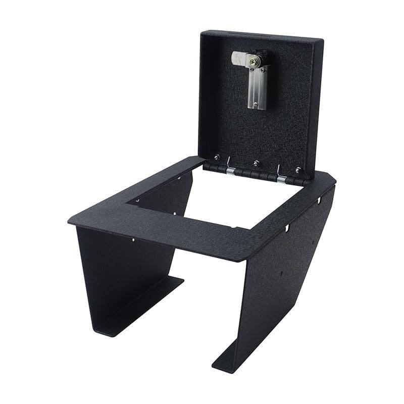 Cybertruck Center Console Safe Box - Organizer Safe Anti-Theft Box Compatible With 2024 Cybertruck Center Console Armrest Lock W\u002F4 Digit Combo Password Lock and Keylock