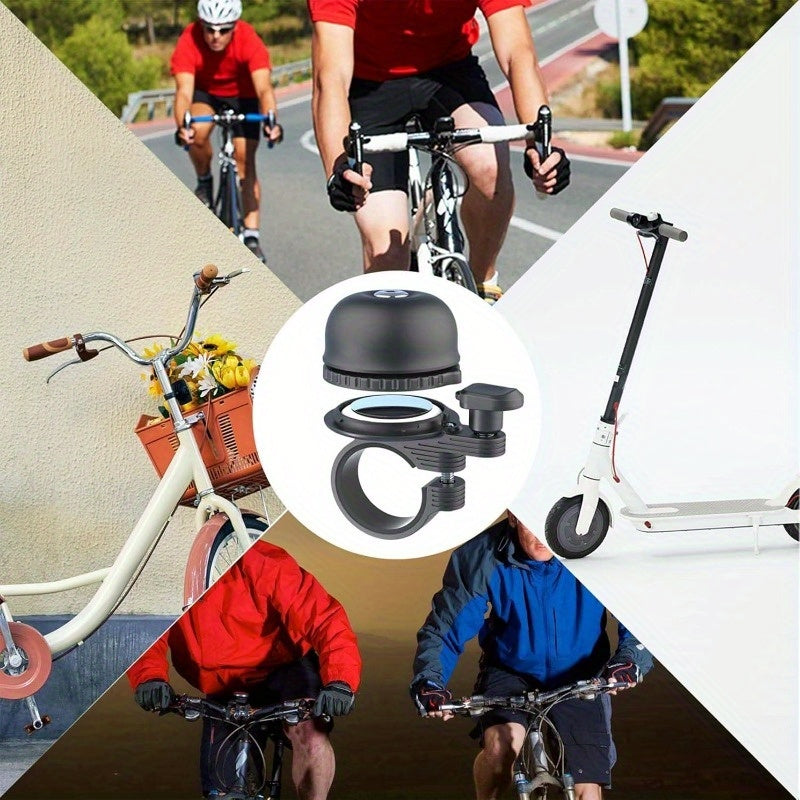 Bike Bell for Apple AirTag | Hidden Bike Holder GPS Tracker Bike Bell Anti-Theft | Bike Bells for Adults Kids | Loud Sound Bicycle Bell Handlebars, Road Mountain Bike Accessories