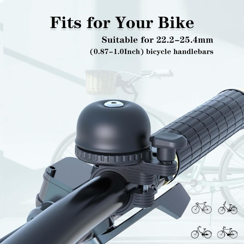 Bike Bell for Apple AirTag | Hidden Bike Holder GPS Tracker Bike Bell Anti-Theft | Bike Bells for Adults Kids | Loud Sound Bicycle Bell Handlebars, Road Mountain Bike Accessories