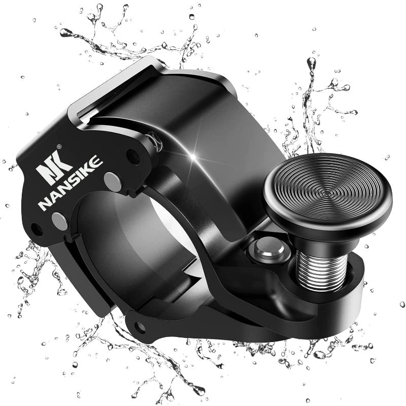 Black Bicycle Bell Innovative Aluminium Mini Bell Bicycle Handlebar Bell 100dB Bell Crisp and Loud Sound New Upgraded Bicycle Mountain Bike Horn for 22-24mm 0. 86-0. 94inch Handlebar, Bike Bell, Bike Light And Horn, Bell for Bike