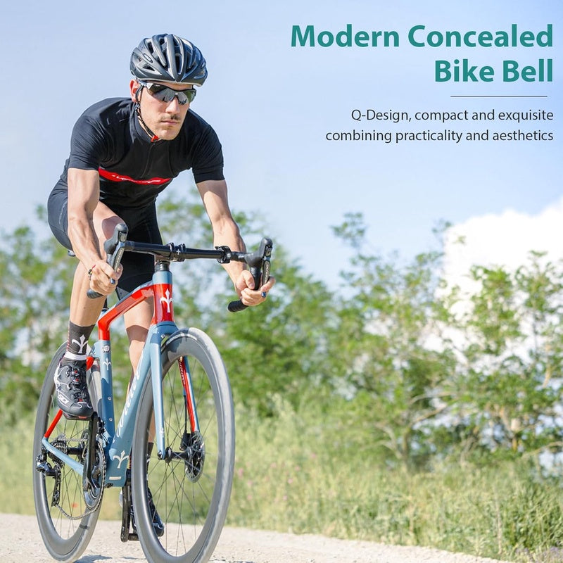 Bike Bell, Aluminum Alloy Bicycle Bells for Adults Kids Max 110 dB, Bike Horn Fit 22.2 - 31.8 mm Handlebar for Mountain Road Bike Scooter Ebike