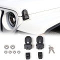 Applicable to 2018-2024 for JEEP for JL\u002FJT 4XE 2-Door & 4-Door OEM-Style Hood Latch Lock | Nylon Fiberglass Composite Anti-Theft Security Upgrade | Direct Fit Engine Cover Lock for Enhanced Safety